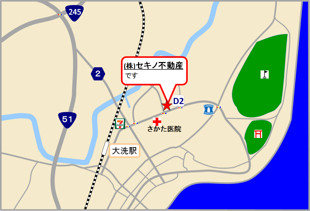 株式会社セキノ不動産の場所